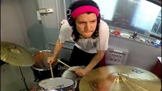 Death Grips  80808 DRUM COVER [upl. by Ydisahc884]