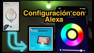 COMO CONFIGURAR TU FOCO STEREN WIFI RGB A INTERNET Y CON ALEXA DE AMAZON [upl. by Ennovy]