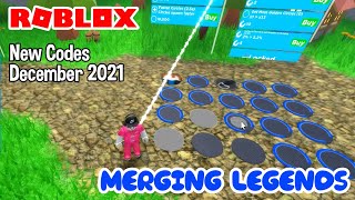 Roblox Merging Legends New Codes December 2021 [upl. by Tseng]