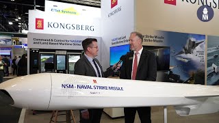 Kongsberg Naval Strike Missile at Indo Pacific 2023 [upl. by Einram414]