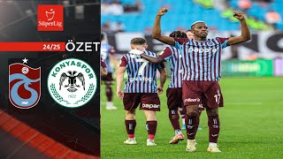 Trabzonspor 32 Konyaspor MAÇ ÖZETİ  Spor Toto Süper Lig  20242025 [upl. by Clerc]