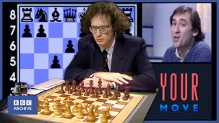 1990 INTERACTIVE CHESS on Your TELEVISION  Your Move  Retro Gaming  BBC Archive [upl. by Kenley]