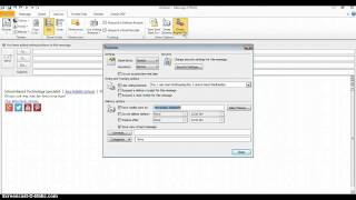 Advanced Options for Sending Email in Outlook [upl. by Othilia312]