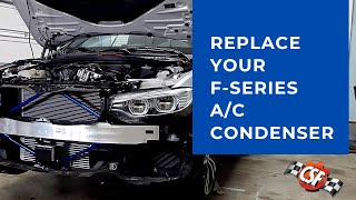 REPLACE YOUR FSERIES BMW AC CONDENSER F30 F32F33F36 F87 [upl. by Broddy996]