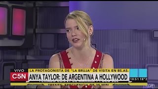 Entrevista a Anya Taylor de Argentina a Hollywood [upl. by Eerol]