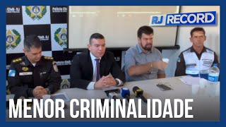 Diminuição da criminalidade no interior do Rio [upl. by Dupuis994]