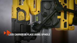 DEWALT POWERSHIFT™ Core Drill Stand Kit How to Setup Video [upl. by Pasadis]