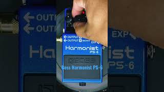 Boss Harmonist PS6 bosspedals ps6 stompbox guitareffects pitchshifting guitar [upl. by Yadnil]