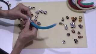 Making Jewelry with 10mm Nylon Beading Cord [upl. by Harlow492]