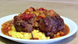 OssobucoGeschmorte Rinderbeinscheiben aus dem Ofenein Rezept von meinem Vater [upl. by Dazhehs]