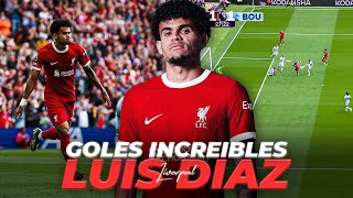 GOLES DE LUIS DIAZ CON EL LIVERPOOL QUE IMPRESIONARON AL MUNDO [upl. by Atnomed]