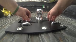 Curt 61052 Folding Gooseneck Ball Hitch Overview [upl. by Crist]