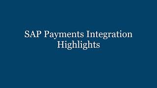 Kyriba Payments Integration to SAP Highlights [upl. by Silloc]