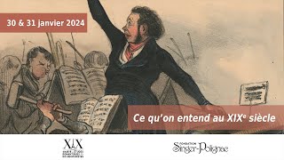 Ce quon entend au XIXe siècle  Session 1  Donner de la voix [upl. by Nigen]