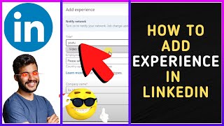 How to Add Experience in Linkedin [upl. by Care]