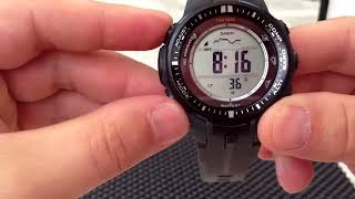 Casio PRW 3000 Watch Review [upl. by Votaw]