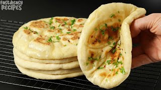 Turkish Naan Bread is the most delicious and easy bread recipe you will ever prepare Soft Fluffy [upl. by Manus]