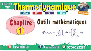 Outils mathématique pour la thermodynamique plan du chapitre [upl. by Noman]