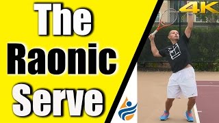 The Milos Raonic Serve  The Key to His Power [upl. by Leumel]