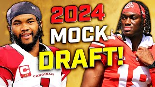 WAY TOO EARLY 2024 NFL Mock Draft  Dynasty Fantasy Football [upl. by Honeyman]