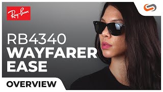 RayBan RB4340 Wayfarer Ease Overview  SportRx [upl. by Placida327]