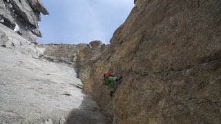 Aiguille du Fou Face Sud Voie Américaine Chamonix MontBlanc montagne alpinisme escalade [upl. by Neelik358]