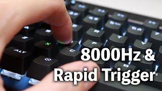 8000Hz amp Rapid Triggerの精度は CORSAIR K70 MAX [upl. by Yebba]