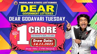 LOTTERY SAMBAD DEAR 1 PM 14112023 NAGALAND LOTTERY LIVE DEAR LOTTERY LIVE LOTTERY SAMBAD [upl. by Alexandros]