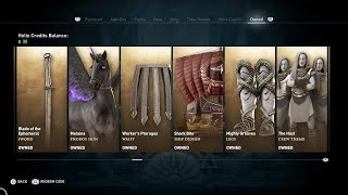 260 Orichalcum Ore spent at Oikos of the Olympians  Assassins Creed Odyssey [upl. by Frulla]