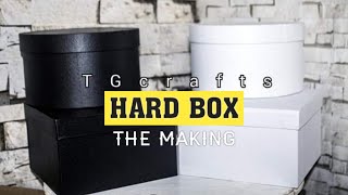 Hard Board Box Making  Gift Box tutorial  DIY Project [upl. by Pinkerton]