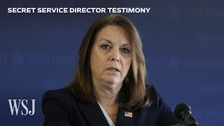 Secret Service Director Is Grilled Over Security Lapses at Hearing  WSJ [upl. by Ailemaj630]