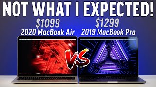 2020 MacBook Air vs 2019 13” Pro  Best Budget MacBook [upl. by Annekahs56]