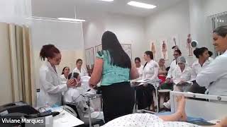 Trecho da aula prática de Fonoaudiologia Hospitalar VM VNI Cough Assit com a Empresa Lumiar [upl. by Iaka]