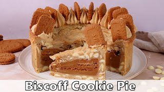 Biscoff Cookie Pie Recipe [upl. by Mellar]