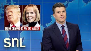 Weekend Update Trump Ordered to Pay 83 Million DeSantis Endorses Trump  SNL [upl. by Briney]