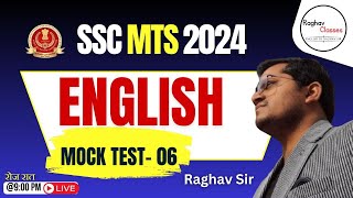 SSC MTS Exam 2024  Mock test 6  Raghav Sir [upl. by Ablem]