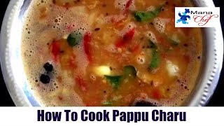 Pappu Charu Andhra Style Cooking Recipe [upl. by Jp]