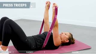 EXERCICE DEVELOPPE TRICEPS avec élastique fitness [upl. by Naut]