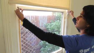 How to install doubleglazing plastic on your windows [upl. by Kerk528]