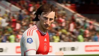 Johan Cruyff FIFA 24 pro clubs look alike tutorial  EA SPORT FC 24  Ajax Amsterdam  Dutch legend [upl. by Alesig]