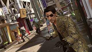 Yakuza Kiwami 2 PC Goro Majima epic combat with his legendary heat finisher [upl. by Emmeline9]