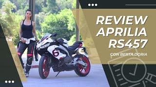 Moto deportiva para uso diario 🤔〰️ APRILIA RS457 ✅ [upl. by Lagiba]