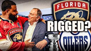 THE FINALS ARE RIGGED EDMONTON OILERS BLOW THE LEAD IN GAME 2 FLORIDA PANTHERS WIN Stanley Cup [upl. by Lada484]