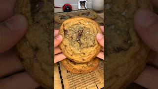 24h chocolate chip cookies  🍪 easyrecipe cookies [upl. by Kehoe159]