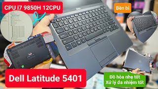 Dell Latitude 5401 i7 9850H RAM 16GB SSD 512GB MH 14quot FullHD ips VGA MX150 giao khách ở Trà Vinh [upl. by Uta]