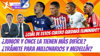 ¿Quedará Eliminado Millonarios Junior Medellín u Once Caldas ¿PT Invisible Para LaLigaDeLaLiga [upl. by Esela812]