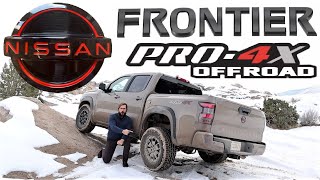 2023 Nissan Frontier PRO4X OffRoad Review Your Toyota Tacoma Has Nothing On This [upl. by Cobby485]