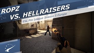 ropz vs HellRaisers  ESL Pro League Season 5 Europe [upl. by Ainesey527]