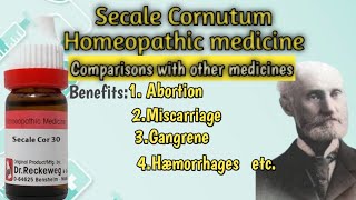 Secale cor homeopathic medicine in hindiFrom Allens KeynoteSecale Cornutum homeopathy [upl. by Antonietta]