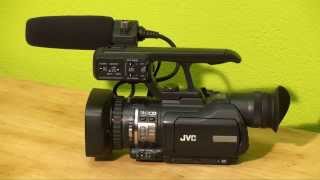 JVC GYHM100 ProHD professional camcorder [upl. by Nolat125]